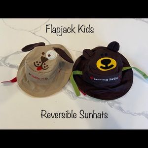 🐻 Two Flapjack Kids Reversible Hats 🐸